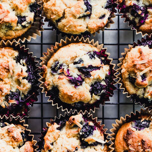 Honey Blueberry Muffins
